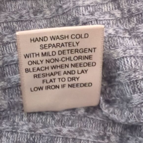 Philosophy Gray Ribbed Open Front Cardigan - Picture 7 of 7